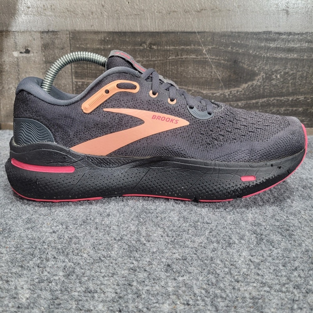 Brooks Ghost Max Womens 9.5 Shoes Running Walking Sneaker Black 1203951B049 Gym - Picture 11 of 16
